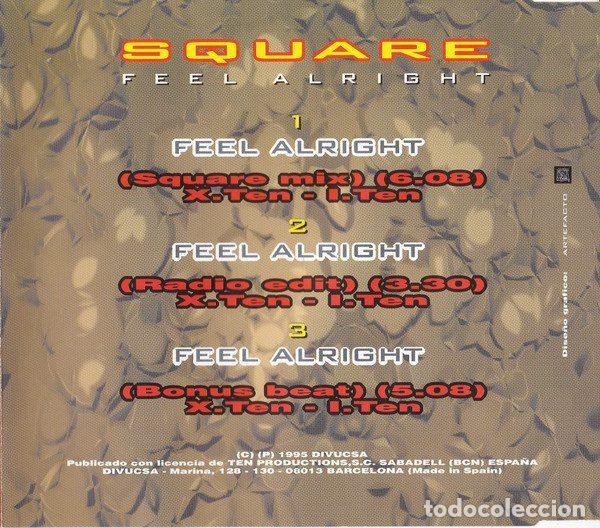 CDs de m&uacute;sica: Square &ndash; Feel Alright (CD, Bit Music 73-011) - Foto 3