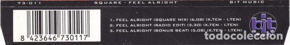 CDs de m&uacute;sica: Square &ndash; Feel Alright (CD, Bit Music 73-011) - Foto 4