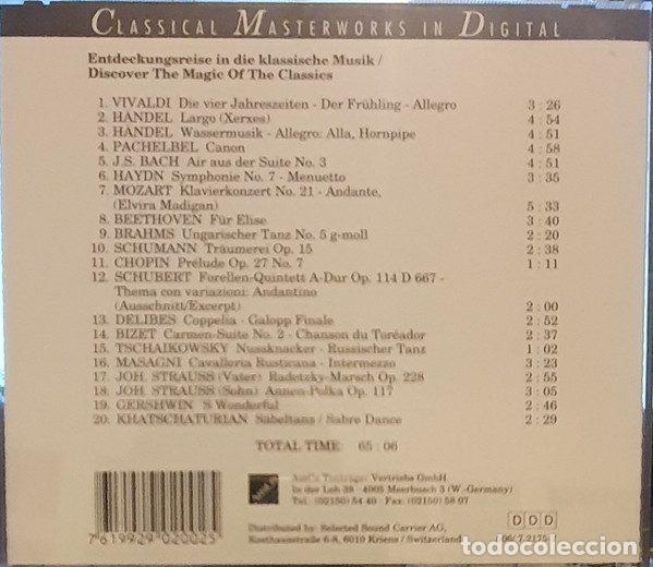 CDs de m&uacute;sica: Various &ndash; Classical Masterworks In Digital (CD, Selected Sound 506/7.2175-2) - Foto 3