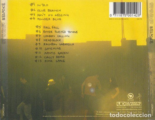 CDs de m&uacute;sica: Speeka &ndash; Bespoke (CD, Ultimate Dilemma UDRCD014) - Foto 2