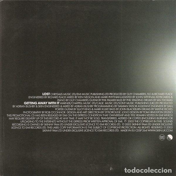 CDs de m&uacute;sica: Skin &ndash; Lost / Getting Away With It (CD, EMI CDSP 264) - Foto 2