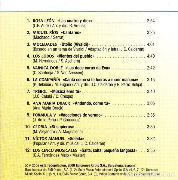 CDs de m&uacute;sica: Various &ndash; Pop Espa&ntilde;ol 72 (Vol.2) (CD, Orbis POP-42) - Foto 2