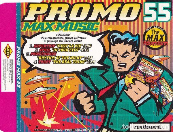 CD de M&uacute;sica: Various &ndash; Promo Max 55 (CD, Max Music none)