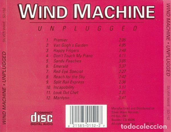 CDs de m&uacute;sica: Wind Machine &ndash; Unplugged (CD, Silver Wave Records SD-152) - Foto 2