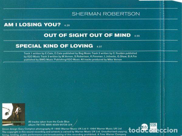 CDs de m&uacute;sica: Sherman Robertson &ndash; Am I Losing You? (CD, Code Blue CODE101CD) - Foto 2