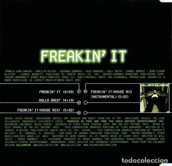 CDs de m&uacute;sica: Will Smith &ndash; Freakin It (CD, Columbia COL 668569 2) - Foto 2