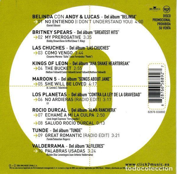CDs de m&uacute;sica: Various &ndash; RCA Octubre 2004 (CD, RCA 82876 658892) - Foto 2