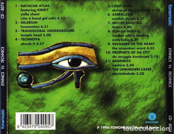 CDs de m&uacute;sica: Various &ndash; Ethnics Vs. Technics (CD, Fonomusic CD-8074) - Foto 2