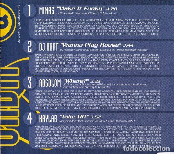 CDs de m&uacute;sica: Various &ndash; Promo Orbit-a Vol. 5 (CD, Orbit-A none) - Foto 2