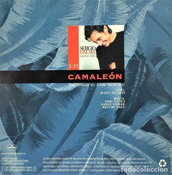CDs de m&uacute;sica: Sergio Dalma &ndash; Camale&oacute;n (CD, Mercury none) - Foto 2