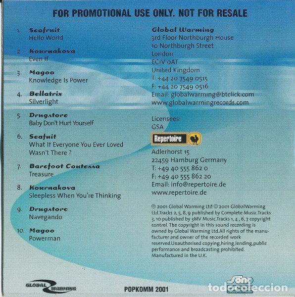 CDs de m&uacute;sica: Various &ndash; Global Warming Sampler (CD, Global Warming POPKOMM 2001) - Foto 2
