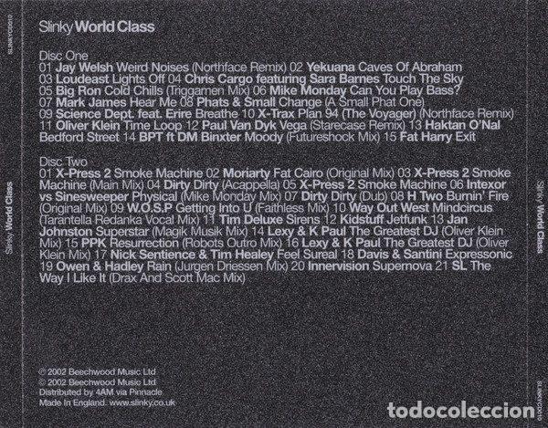 CDs de m&uacute;sica: Various &ndash; Slinky World Class (CD, Slinky SLINKYCD010) - Foto 3