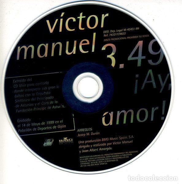 Music CDs: V&iacute;ctor Manuel &ndash; &iexcl;Ay, Amor! (CD, Ariola 74321724632)