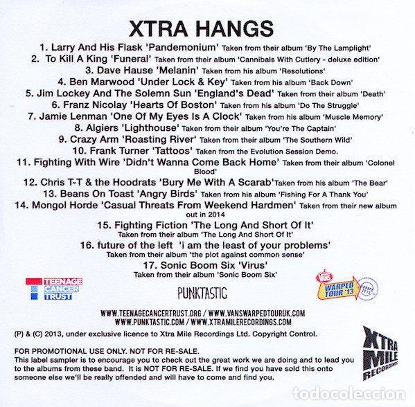 CDs de m&uacute;sica: Various &ndash; Xtra Hangs (CDr, Xtra Mile Recordings none) - Foto 2