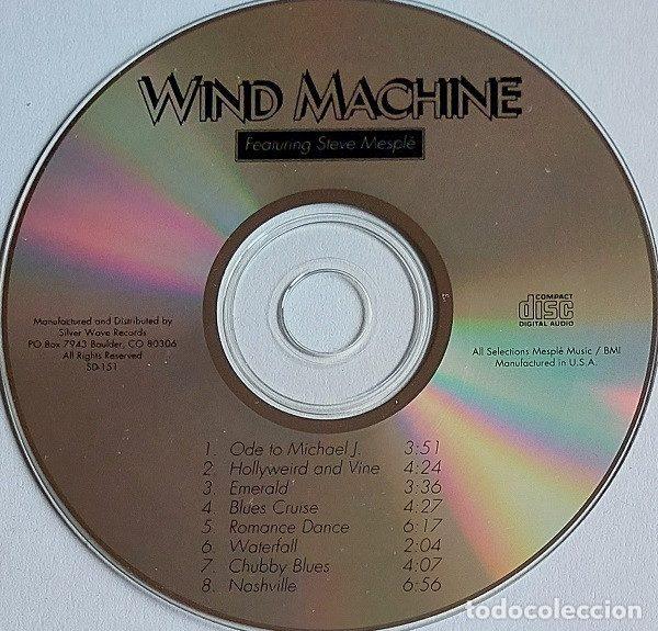 CDs de m&uacute;sica: Wind Machine &ndash; Wind Machine (Featuring Steve Mespl&eacute;) (CD, Silver Wave Records SD-151) - Foto 2