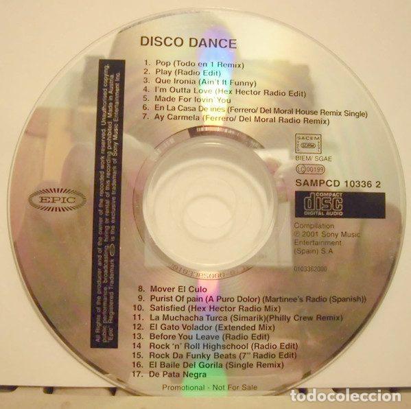 CDs de m&uacute;sica: Various &ndash; Disco Dance (CD, Epic SAMPCD 10336 2) - Foto 1