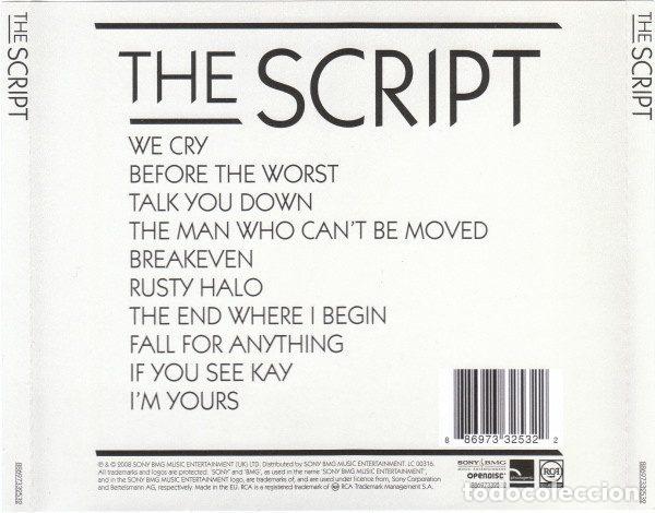 CDs de m&uacute;sica: The Script &ndash; The Script (CD, Phonogenic 88697332532) - Foto 2
