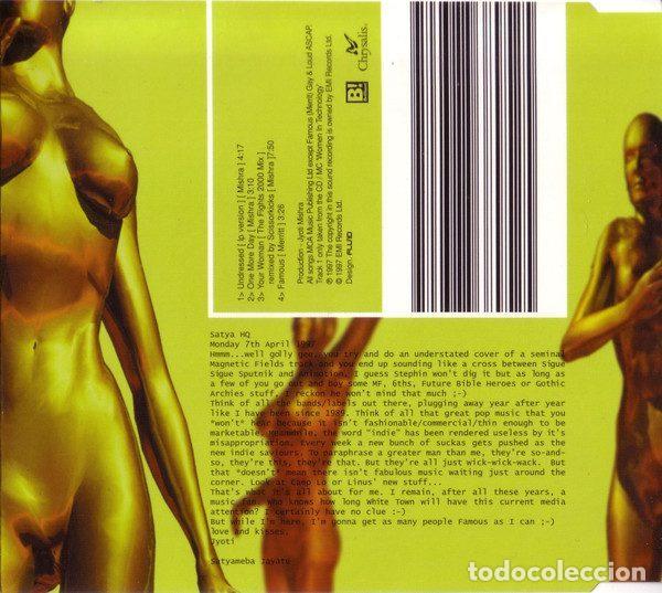 CDs de m&uacute;sica: White Town &ndash; Undressed (CD, Chrysalis CDCHS 5058) - Foto 3