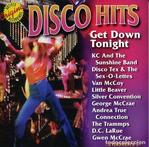 CDs de m&uacute;sica: Various &ndash; Disco Hits: Get Down Tonight (CD, Flashback Records R2 72688) - Foto 1
