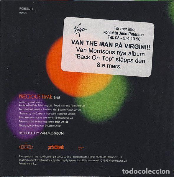 CDs de m&uacute;sica: Van Morrison &ndash; Precious Time (CD, Pointblank POBDDJ14) - Foto 2