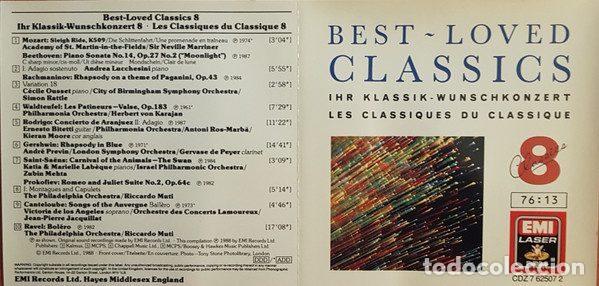 CDs de m&uacute;sica: Various &ndash; Best - Loved Classics 8 (CD, Best - Loved Classics CDZ 7 62507 2) - Foto 5