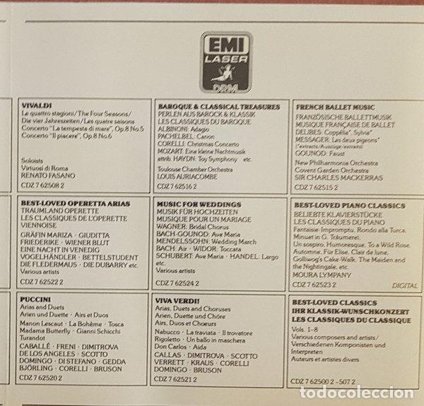 CDs de m&uacute;sica: Various &ndash; Best - Loved Classics 8 (CD, Best - Loved Classics CDZ 7 62507 2) - Foto 8