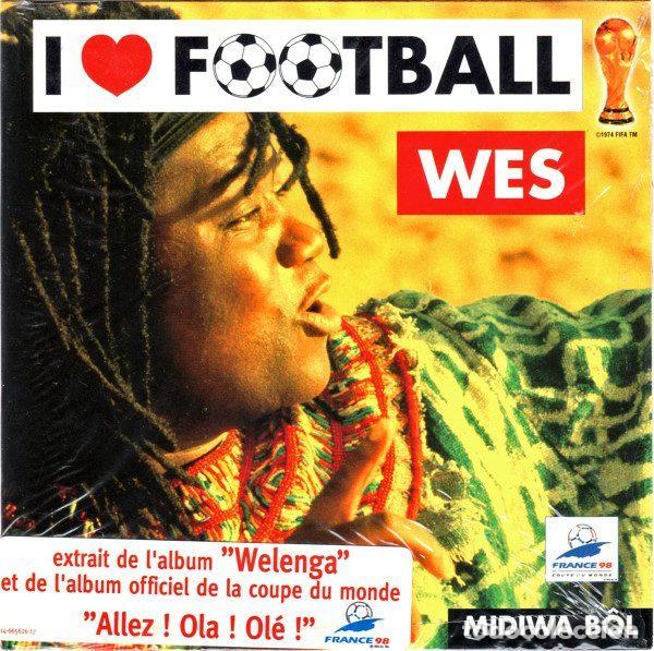 CD de M&uacute;sica: Wes &ndash; I Love Football = Midiwa B&ocirc;l (CD, Saint George SAN 665626-1)