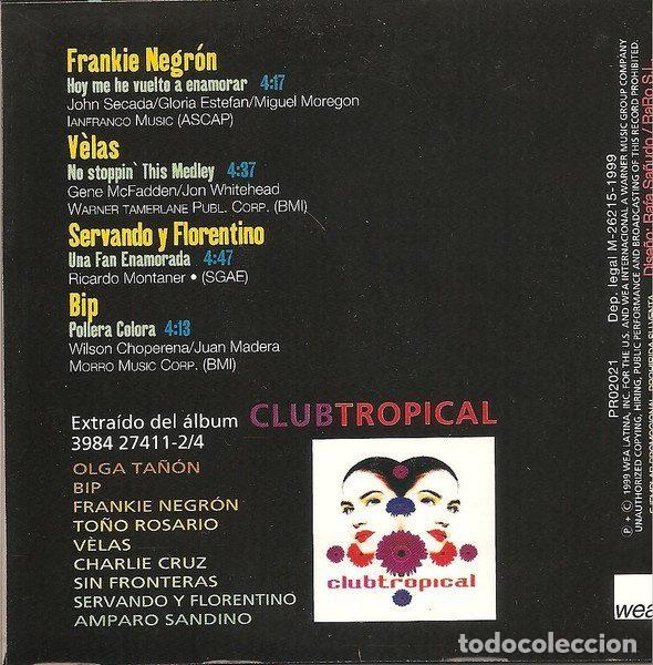 CDs de m&uacute;sica: Various &ndash; Club Tropical Sampler (CD, WEA PR02021) - Foto 4