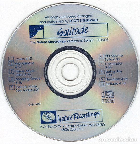 CDs de m&uacute;sica: Scott Fitzgerald &ndash; Solitude (CD, Nature Recordings CDM05) - Foto 4