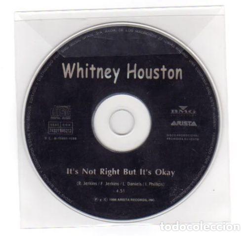 Music CDs: Whitney Houston &ndash; It's Not Right But It's Okay (CD, BMG 74321646212 )