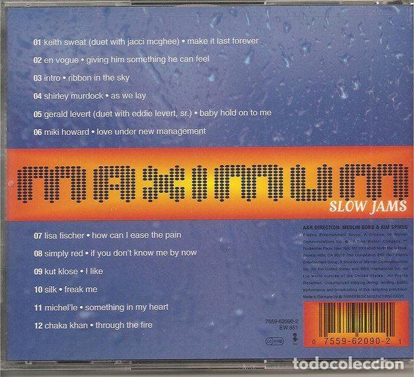 CDs de m&uacute;sica: Various &ndash; Maximum Slow Jams (CD, Elektra 7559-62090-2) - Foto 3