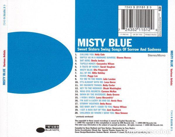 CDs de m&uacute;sica: Various &ndash; Misty Blue (CD, Blue Note 7243 5 21151 2 9) - Foto 2