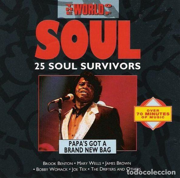 Musik-CDs: Various &ndash; The World Of Soul. 25 Soul Survivors (Papa's Got A Brand New Bag) (CD, Trace Trading...