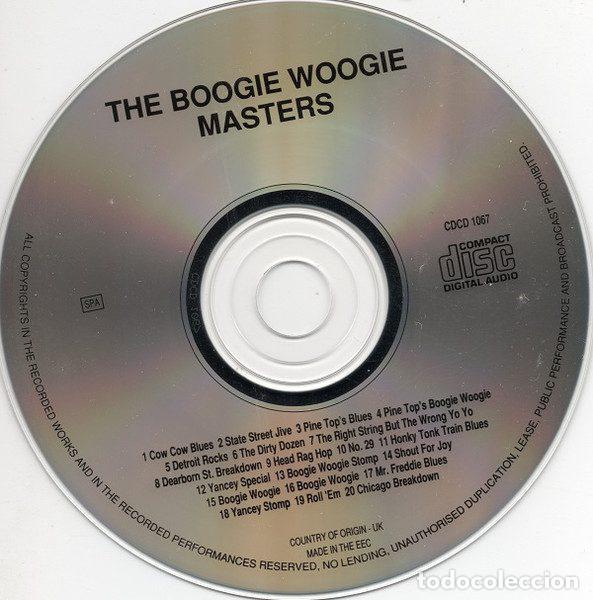CDs de m&uacute;sica: Various &ndash; The Boogie Woogie Masters (CD, Classic Jazz CDCD 1067) - Foto 2