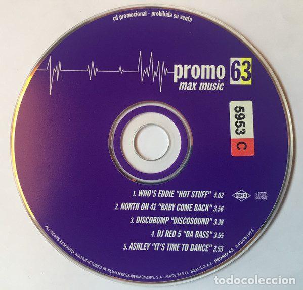 CDs de m&uacute;sica: Various &ndash; Promo Max 63 (CD, Max Music none) - Foto 4