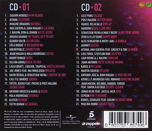 CDs de m&uacute;sica: Various &ndash; GH VIP - 2018 (CD, Universal 0600753857496) - Foto 2