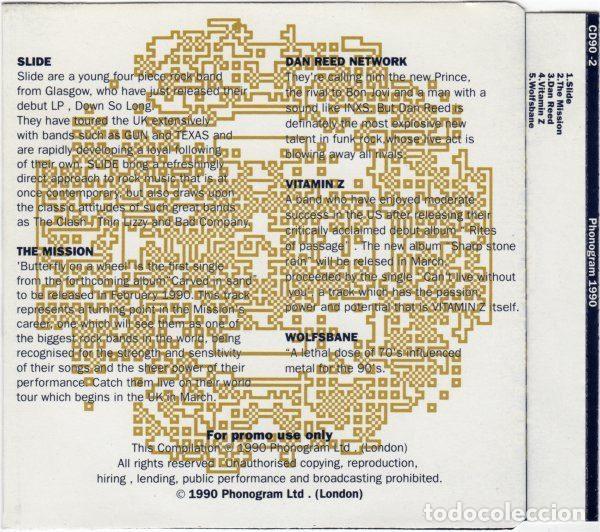 CDs de m&uacute;sica: Various &ndash; Phonogram 1990 (2) (CD, Phonogram CD90-2) - Foto 2