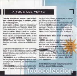 CDs de m&uacute;sica: Various &ndash; Talents 2003 : 12&egrave;me Edition (CD, Midem none) - Foto 8