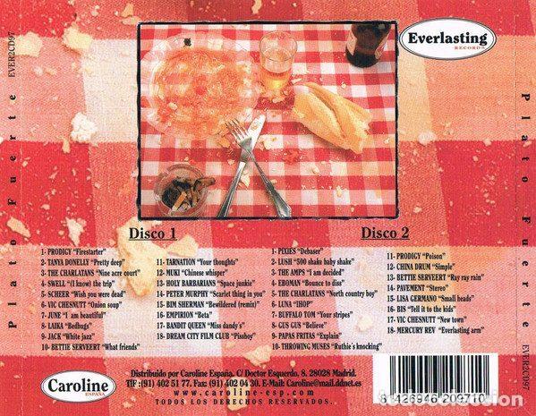 CDs de m&uacute;sica: Various &ndash; Plato Fuerte (CD, Everlasting Records EVER2CD97) - Foto 2