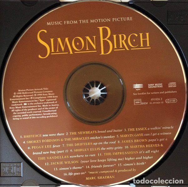 CDs de m&uacute;sica: Various &ndash; Simon Birch (CD, Epic 491826 2) - Foto 3