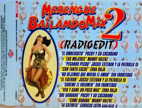 CD de M&uacute;sica: Various &ndash; Merengue Bailando Mix 2 (Radio Edit) (CD, Manzana CDSM-21)