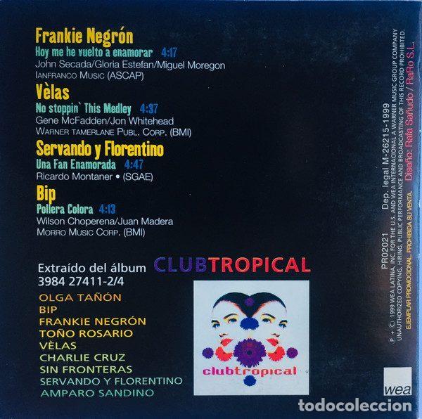 CDs de m&uacute;sica: Various &ndash; Club Tropical Sampler (CD, WEA PR02021) - Foto 3