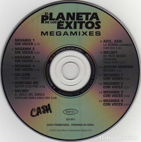 CDs de m&uacute;sica: Various &ndash; El Planeta De Los &Eacute;xitos Megamixes (CD, Epic 0511011) - Foto 3