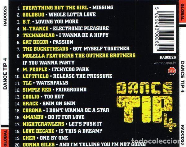 CDs de m&uacute;sica: Various &ndash; Dance Tip 4 (CD, Global Television RADCD26) - Foto 2