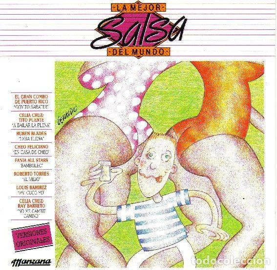 Music CDs: Various &ndash; La Mejor Salsa Del Mundo Volumen 2 (CD, Manzana MACD-2)