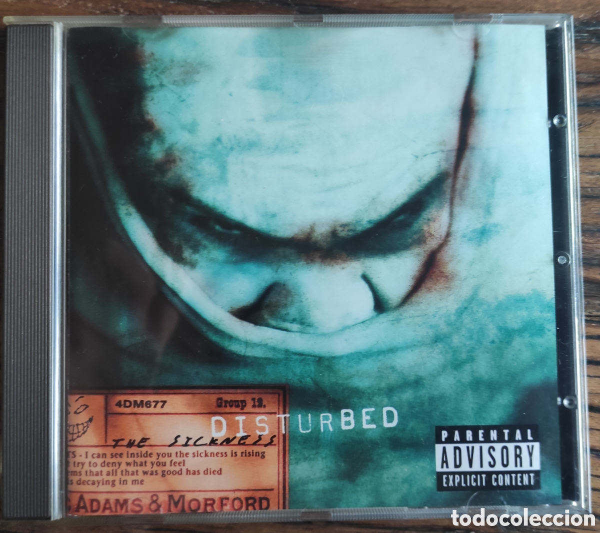 CDs de m&uacute;sica: CD Disturbed - The Sickness (2000) | Cl&aacute;sico Nu-Metal
