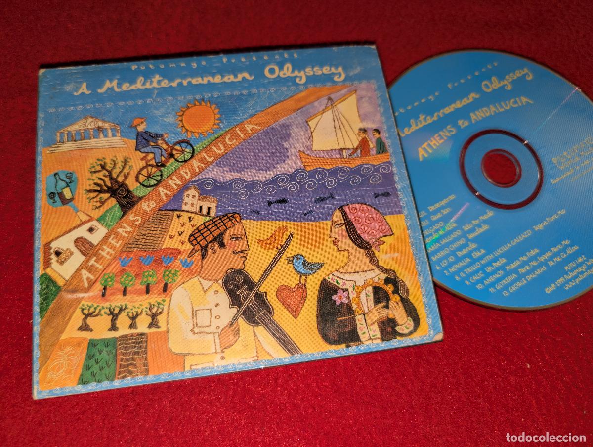 CDs de m&uacute;sica: ATHENS to ANDALUCIA Mediterranean Odyssey CD 1999 CALIC+MIGUEL GIL+TEKAMELI+LUIS DELGADO++
