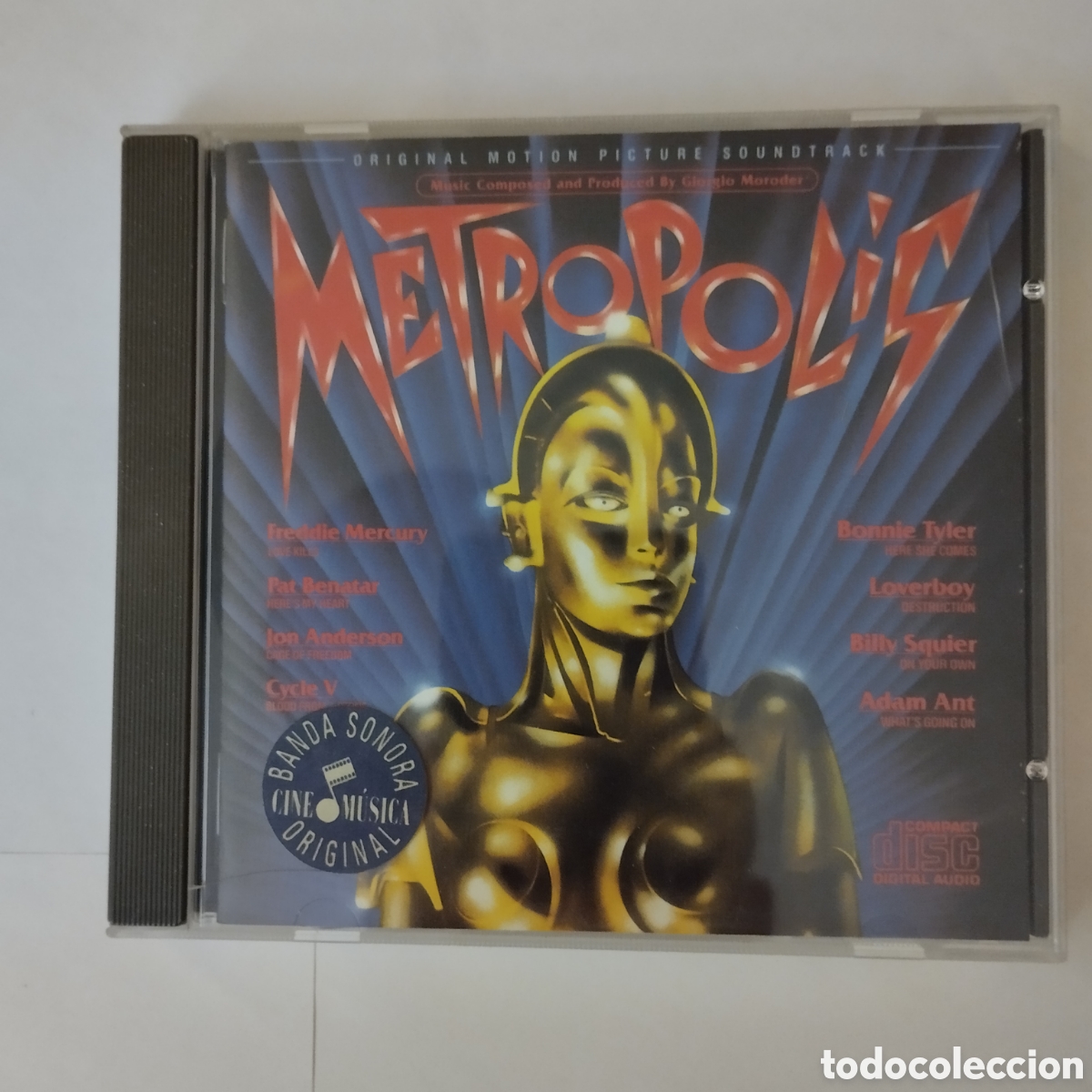 CDs de m&uacute;sica: CD BSO Metropolis - Recopilatorio - Giorgio Moroder.