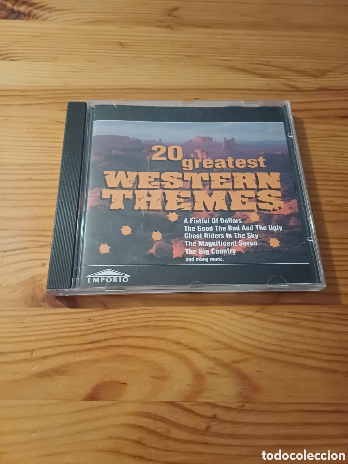 CDs de m&uacute;sica: 20 greatest western themes CD - musica cine