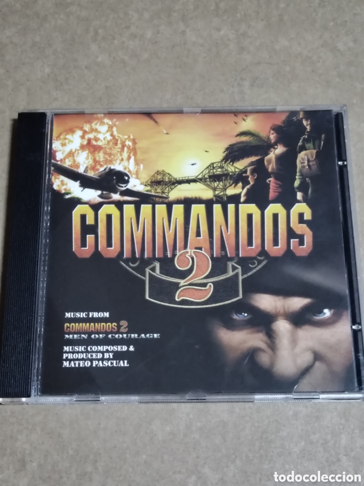 CDs de m&uacute;sica: CD de la banda sonora original del videojuego Commandos 2: Men of Courage,